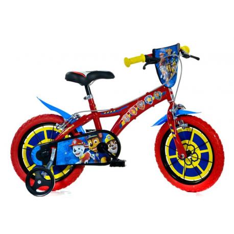 Dětské kolo Dino PAW PATROL 14&quot , HiTech ocel, barevné