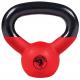 Gorilla Sports kettlebell činka, pogumovaný povrch, 3 kg