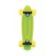 Skateboard - pennyboard 43cm, nosnost 60kg plastové osy, zelená, žlutá kola