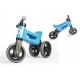 Odrážedlo FUNNY WHEELS NEW SPORT 2v1 modré výška sedadla nastavitelná 28/31cm nosnost 50kg 18m+