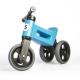 Odrážedlo FUNNY WHEELS NEW SPORT 2v1 modré výška sedadla nastavitelná 28/31cm nosnost 50kg 18m+