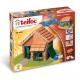 Stavebnice Teifoc Domek Albert 200ks v krabici 35x29x8cm