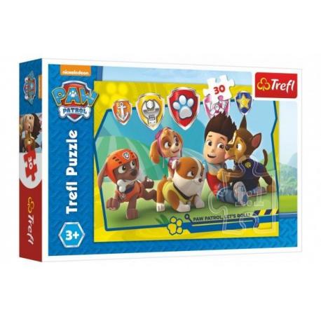 Puzzle Paw Patrol/Tlapková patrola Ryder a kamarádi 27x20cm